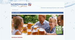 Desktop Screenshot of nordmann-getraenke.de